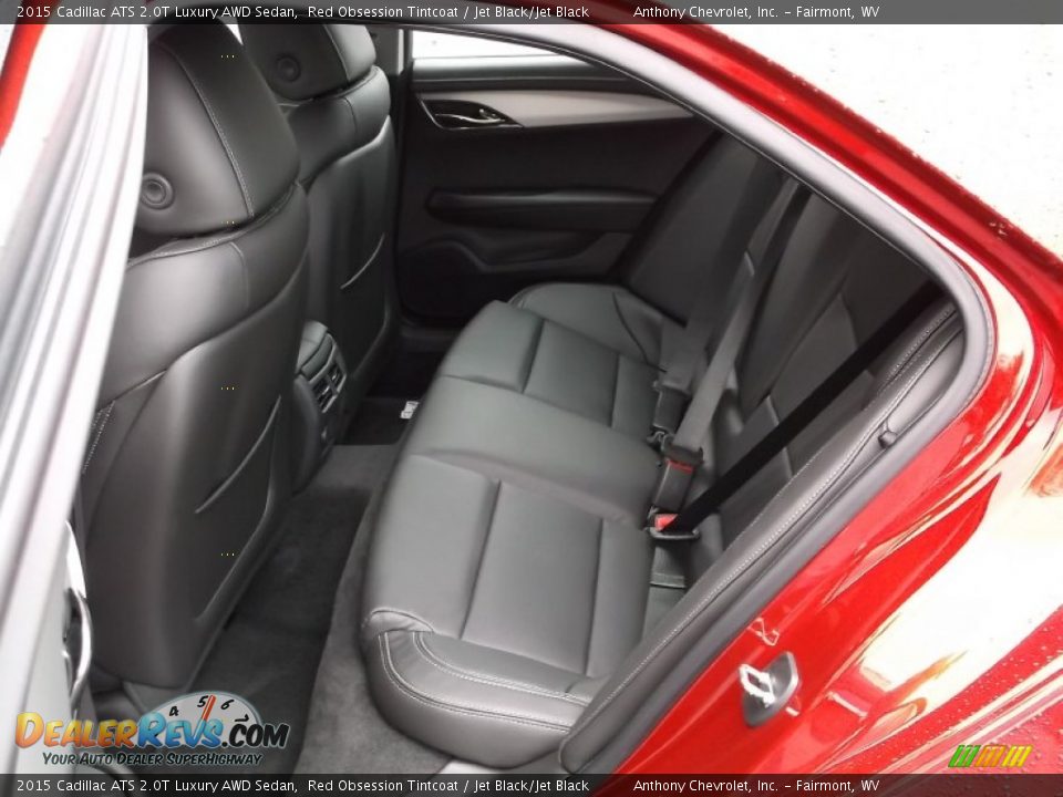 Rear Seat of 2015 Cadillac ATS 2.0T Luxury AWD Sedan Photo #18