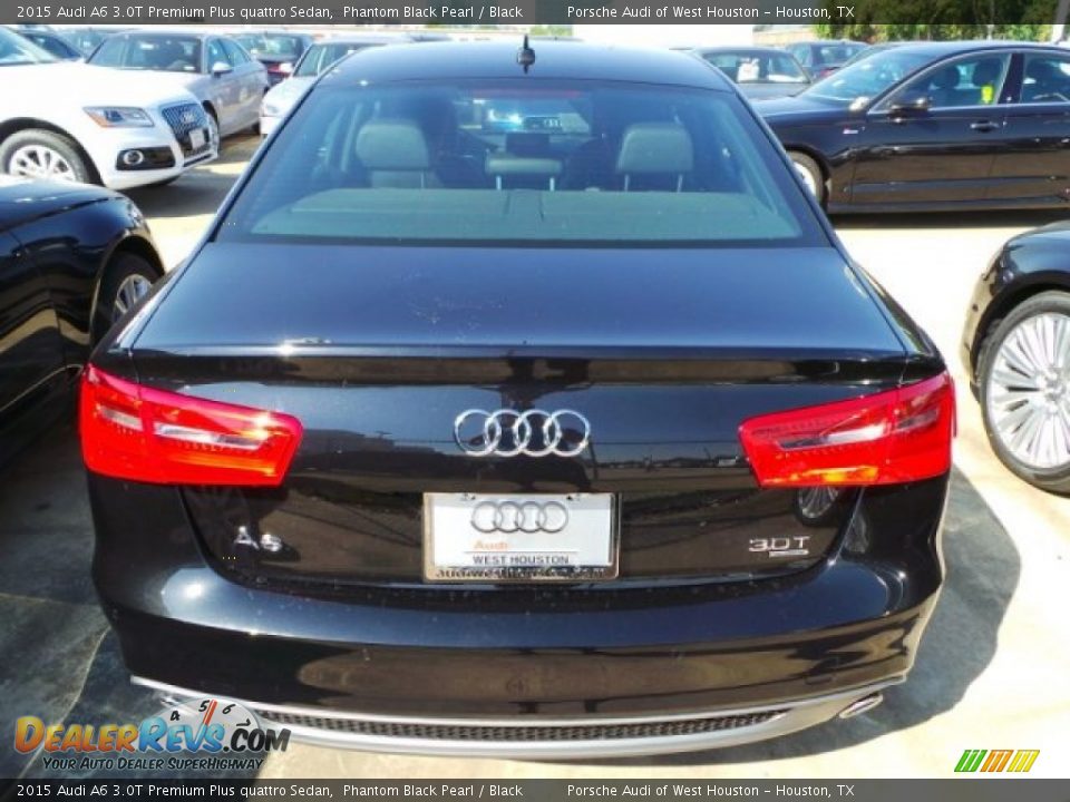 2015 Audi A6 3.0T Premium Plus quattro Sedan Phantom Black Pearl / Black Photo #5