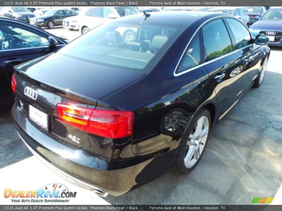 2015 Audi A6 3.0T Premium Plus quattro Sedan Phantom Black Pearl / Black Photo #6