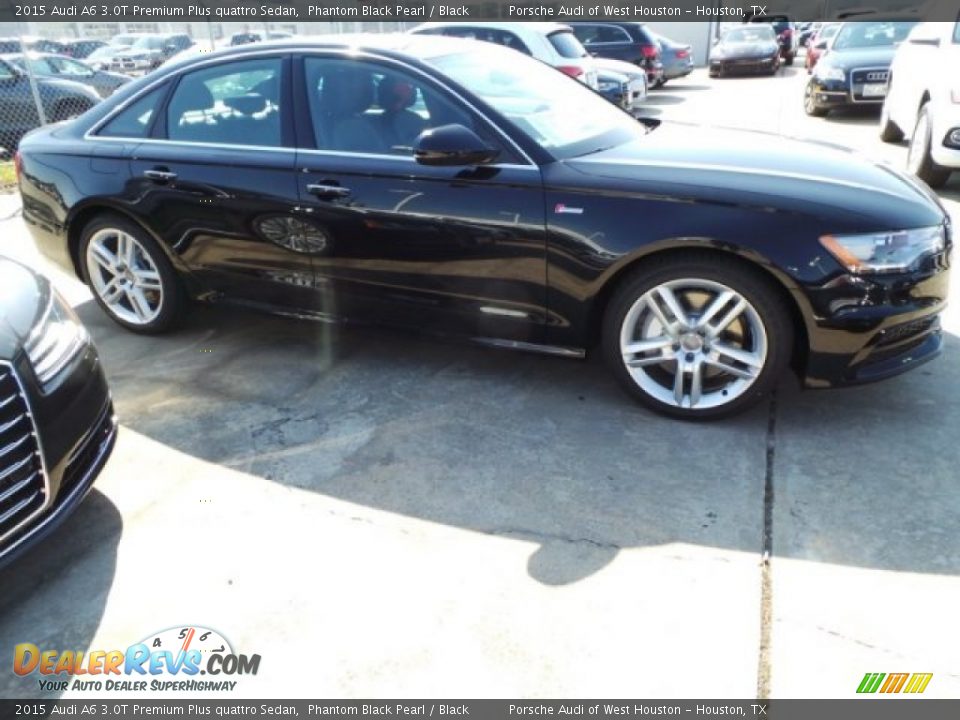 2015 Audi A6 3.0T Premium Plus quattro Sedan Phantom Black Pearl / Black Photo #7