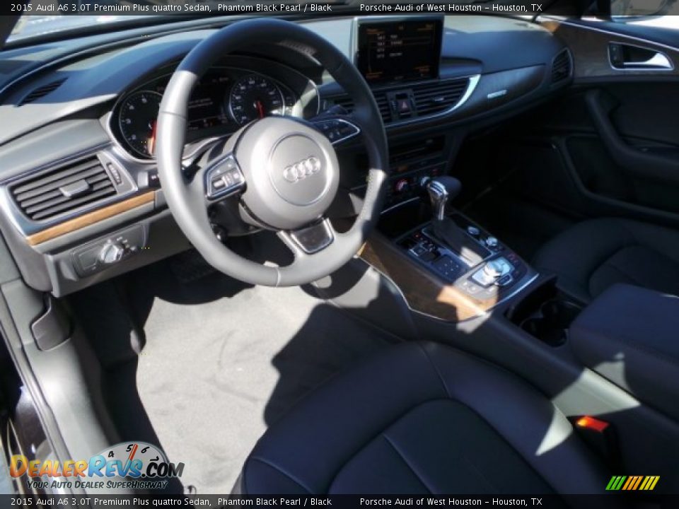 2015 Audi A6 3.0T Premium Plus quattro Sedan Phantom Black Pearl / Black Photo #11