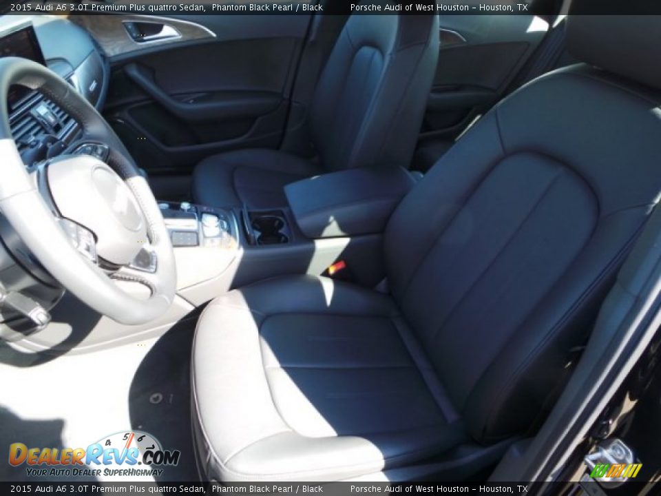 2015 Audi A6 3.0T Premium Plus quattro Sedan Phantom Black Pearl / Black Photo #12
