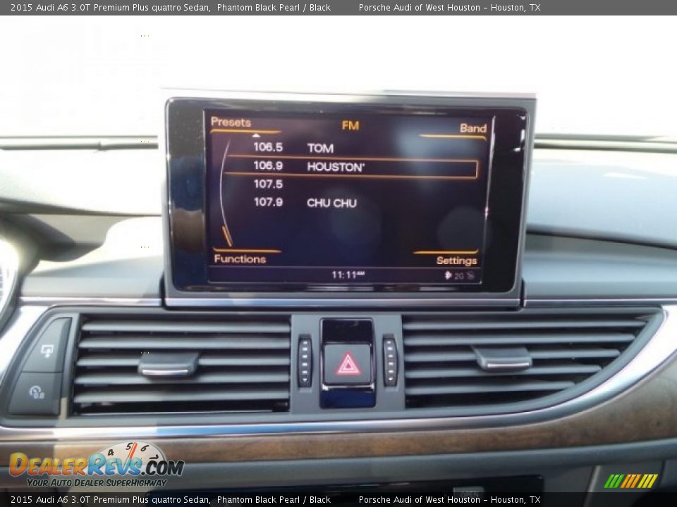 2015 Audi A6 3.0T Premium Plus quattro Sedan Phantom Black Pearl / Black Photo #18