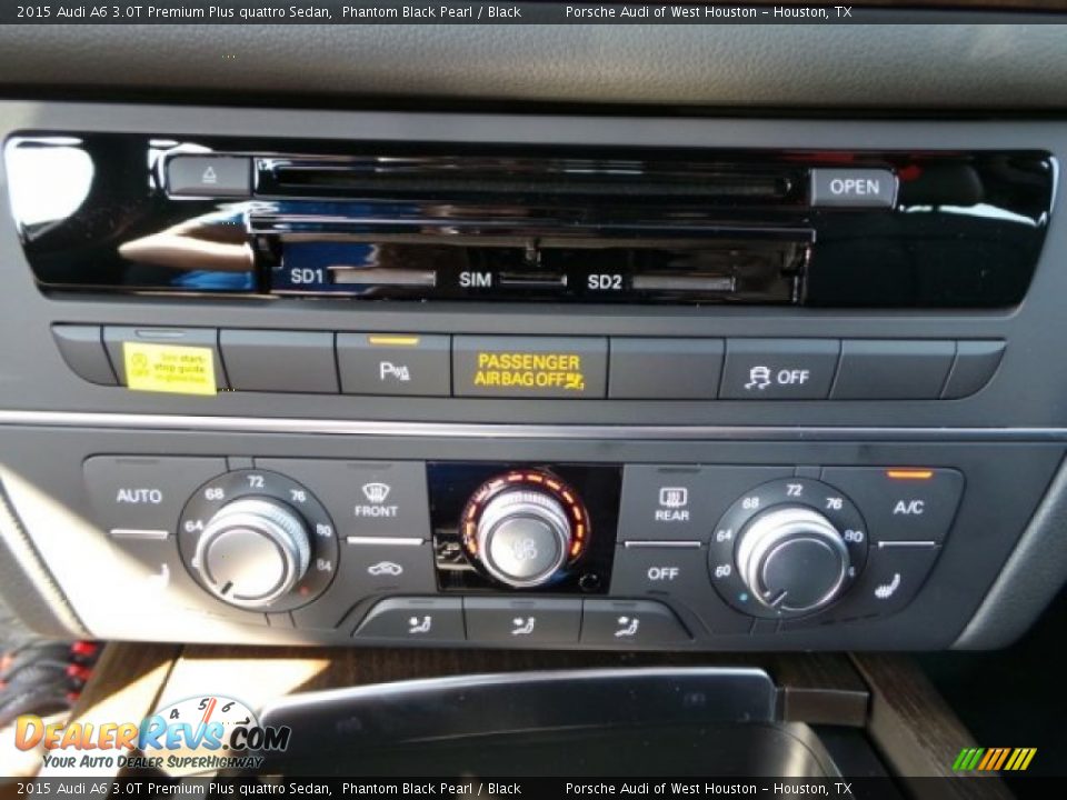 2015 Audi A6 3.0T Premium Plus quattro Sedan Phantom Black Pearl / Black Photo #22