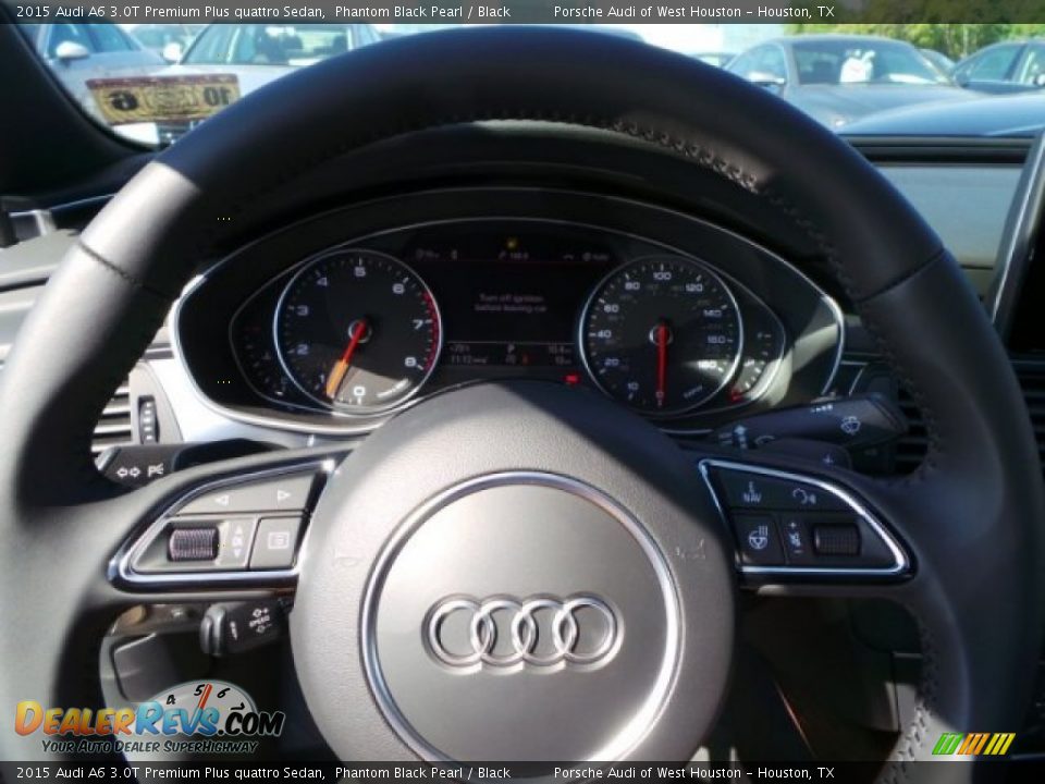 2015 Audi A6 3.0T Premium Plus quattro Sedan Phantom Black Pearl / Black Photo #24
