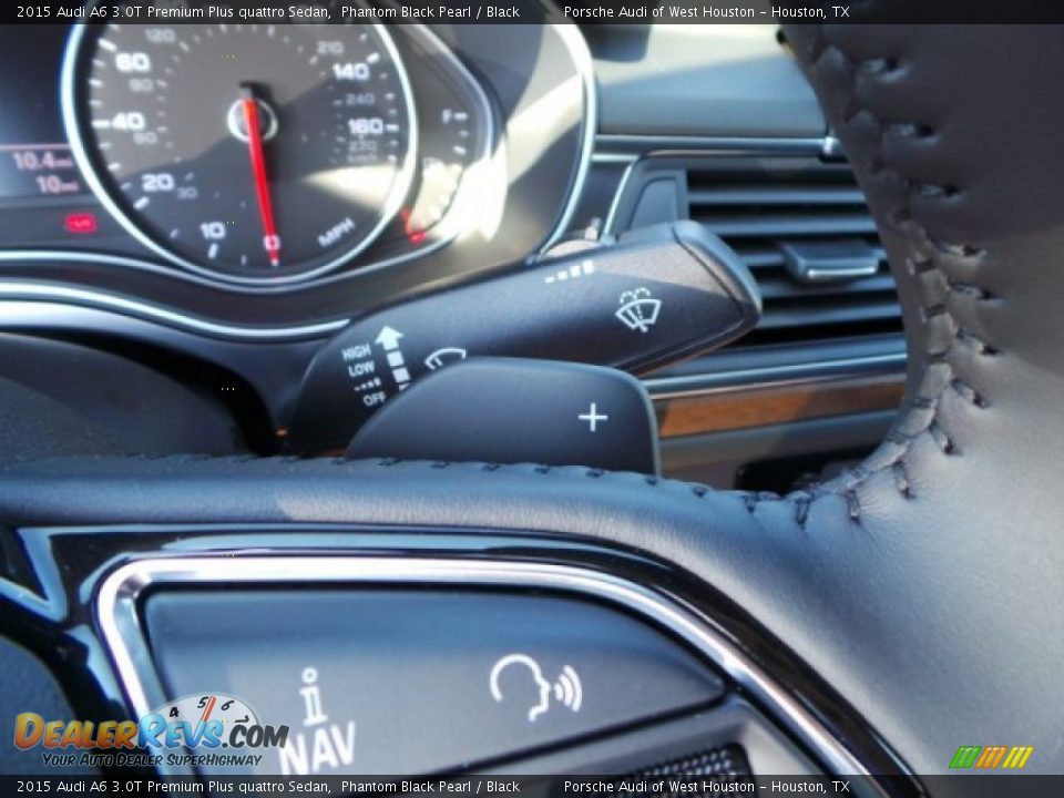 2015 Audi A6 3.0T Premium Plus quattro Sedan Phantom Black Pearl / Black Photo #25