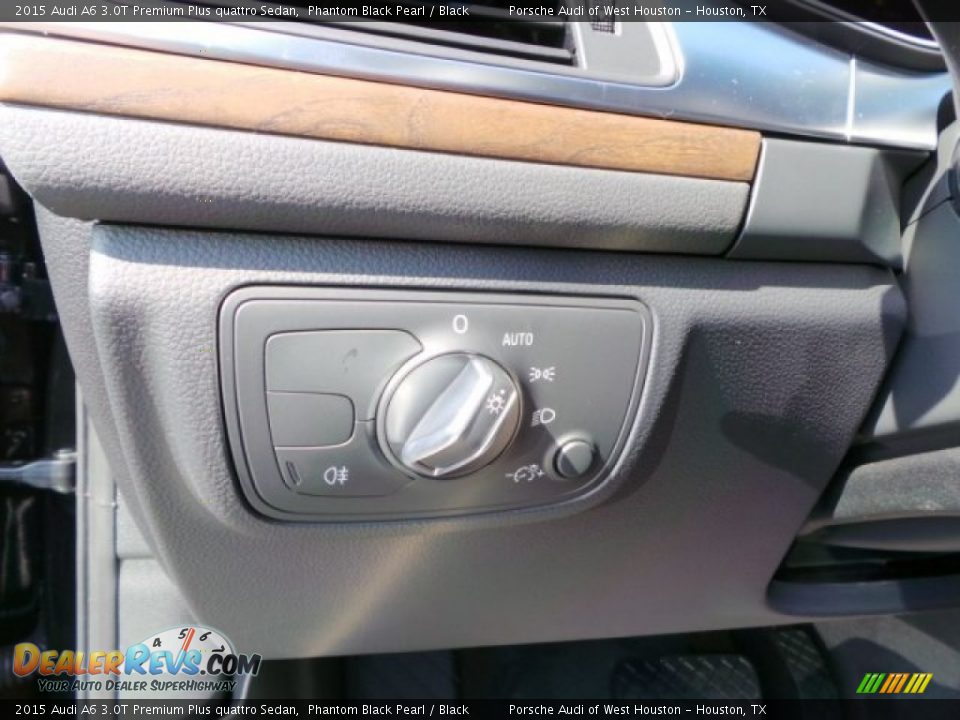 2015 Audi A6 3.0T Premium Plus quattro Sedan Phantom Black Pearl / Black Photo #26