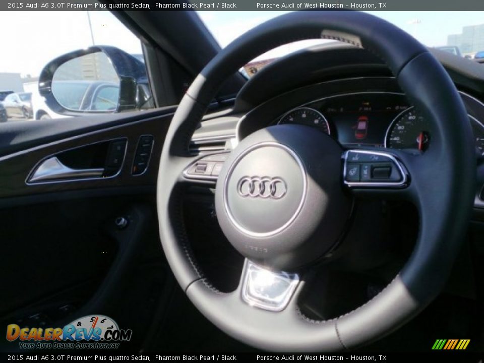 2015 Audi A6 3.0T Premium Plus quattro Sedan Phantom Black Pearl / Black Photo #30