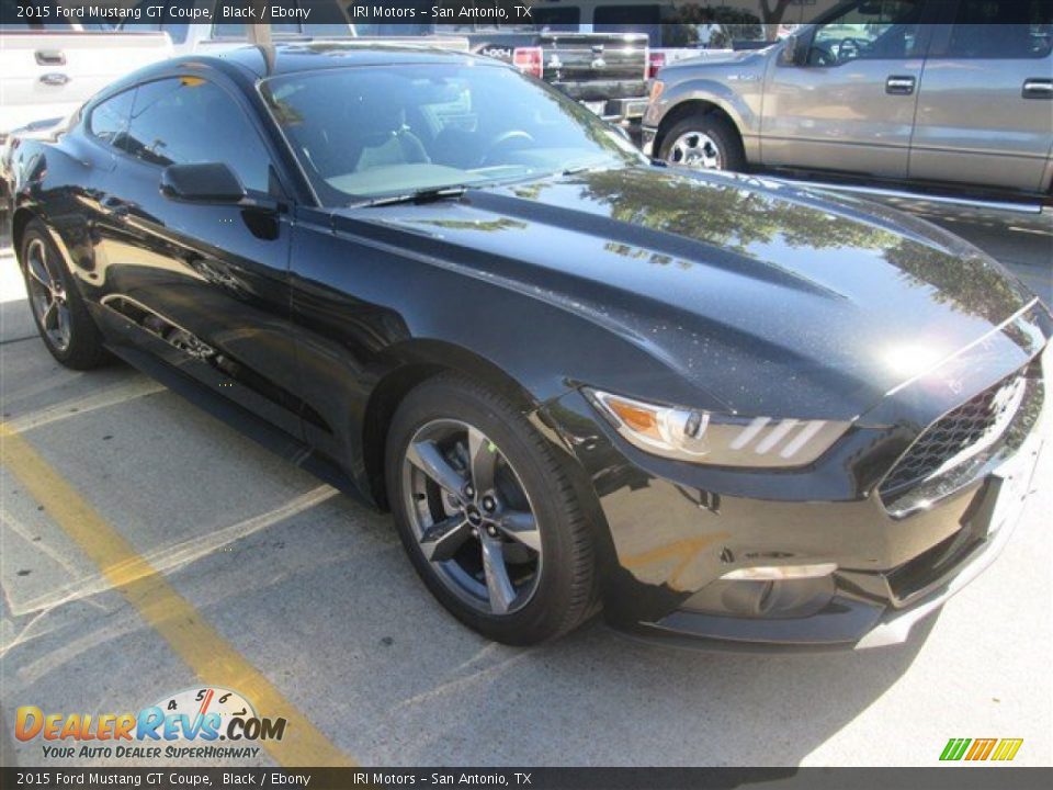 2015 Ford Mustang GT Coupe Black / Ebony Photo #7