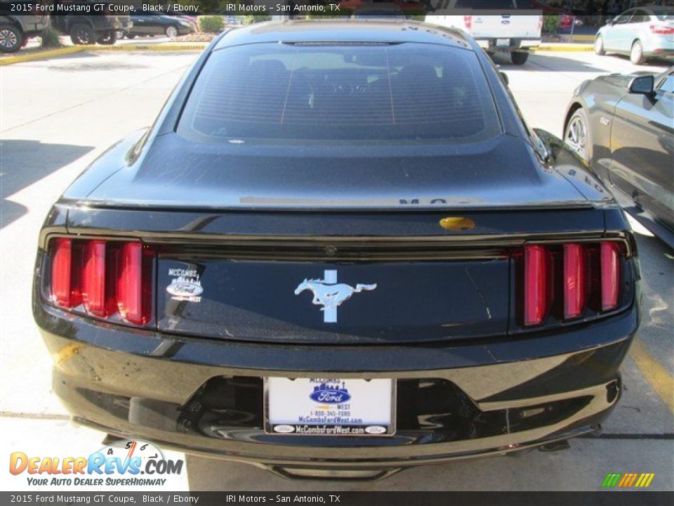 2015 Ford Mustang GT Coupe Black / Ebony Photo #9
