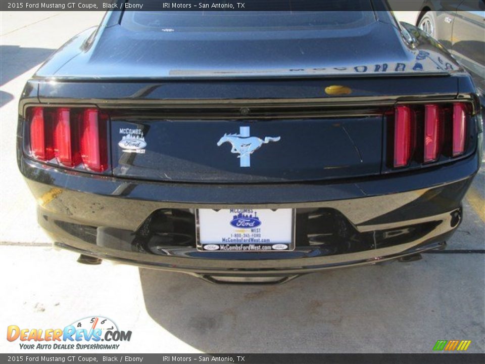 2015 Ford Mustang GT Coupe Black / Ebony Photo #10