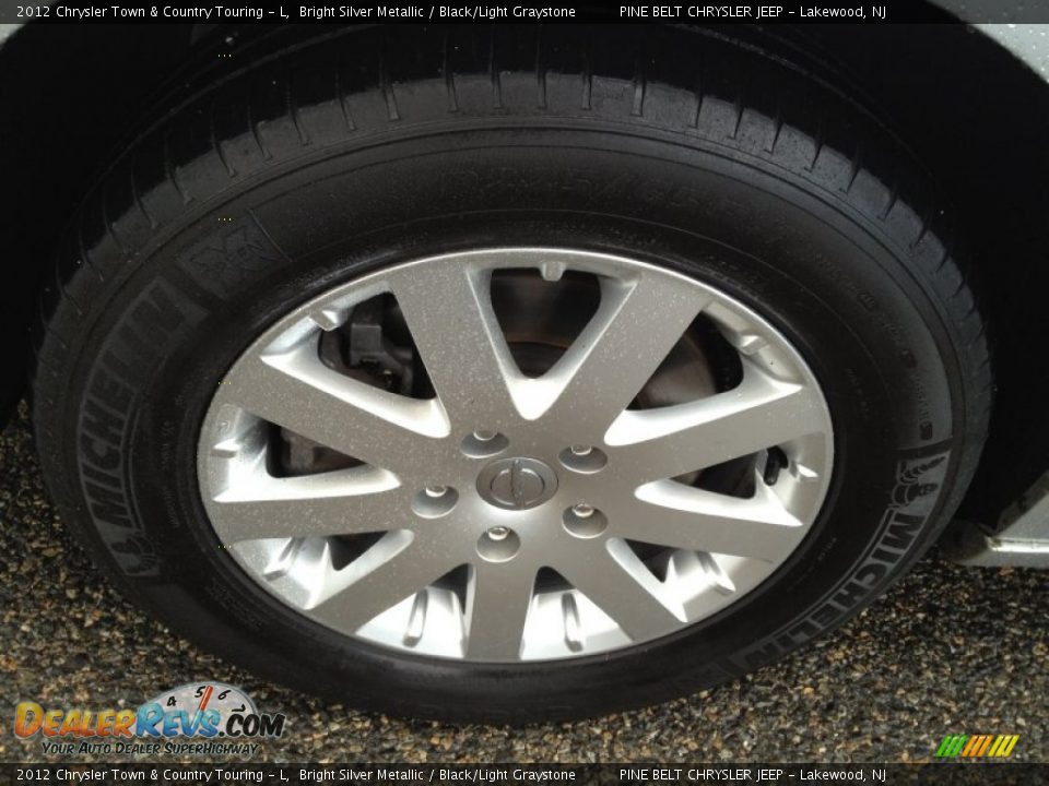 2012 Chrysler Town & Country Touring - L Bright Silver Metallic / Black/Light Graystone Photo #3