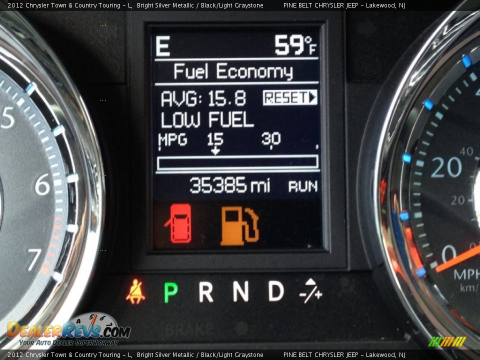 2012 Chrysler Town & Country Touring - L Bright Silver Metallic / Black/Light Graystone Photo #21