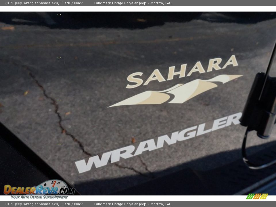 2015 Jeep Wrangler Sahara 4x4 Black / Black Photo #7