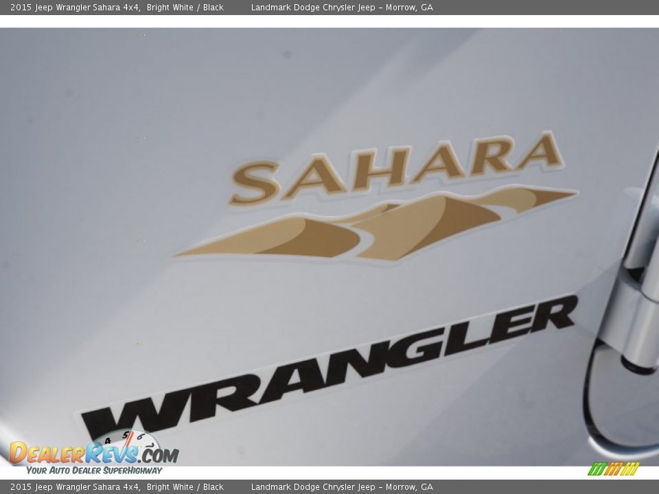 2015 Jeep Wrangler Sahara 4x4 Bright White / Black Photo #7