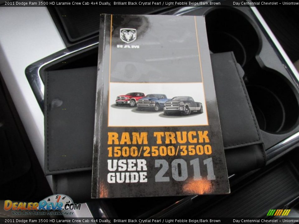 2011 Dodge Ram 3500 HD Laramie Crew Cab 4x4 Dually Brilliant Black Crystal Pearl / Light Pebble Beige/Bark Brown Photo #30