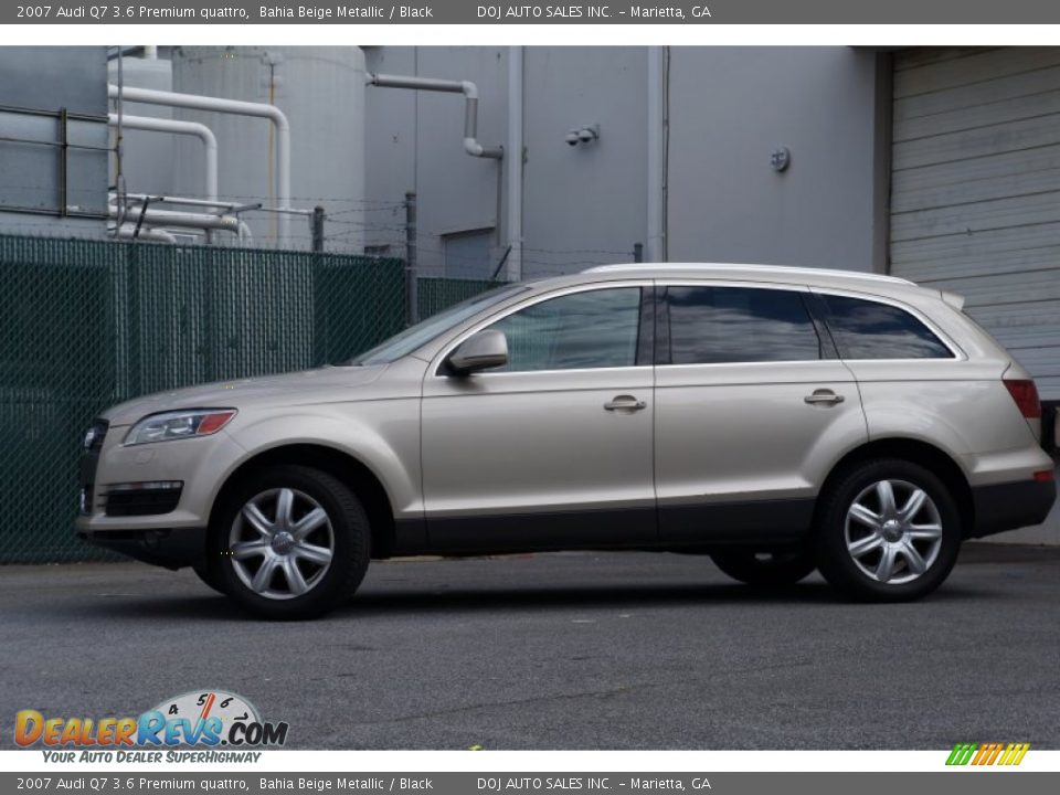 2007 Audi Q7 3.6 Premium quattro Bahia Beige Metallic / Black Photo #3