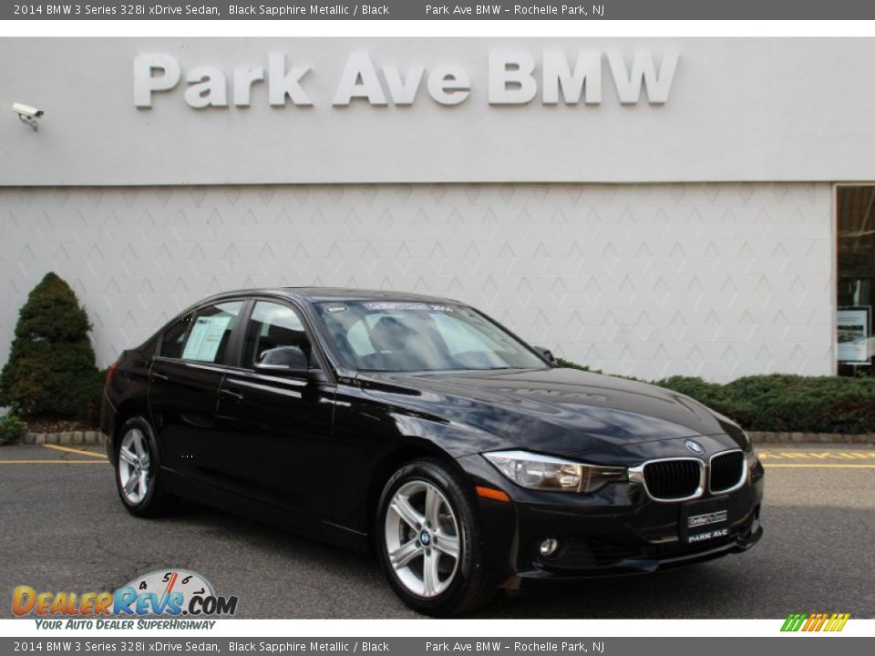 2014 BMW 3 Series 328i xDrive Sedan Black Sapphire Metallic / Black Photo #1