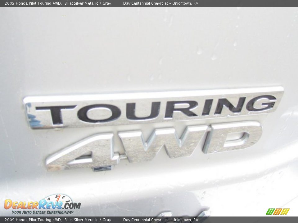 2009 Honda Pilot Touring 4WD Billet Silver Metallic / Gray Photo #7