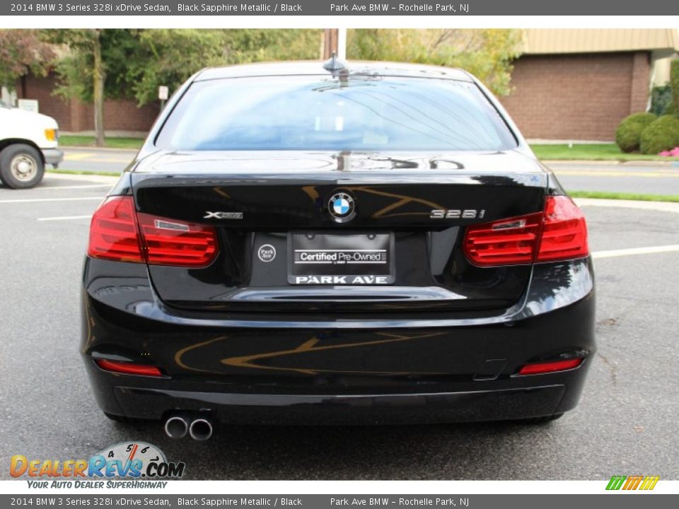 2014 BMW 3 Series 328i xDrive Sedan Black Sapphire Metallic / Black Photo #4