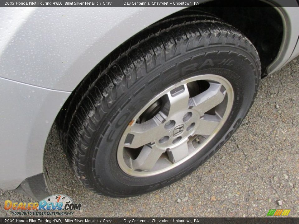 2009 Honda Pilot Touring 4WD Billet Silver Metallic / Gray Photo #9