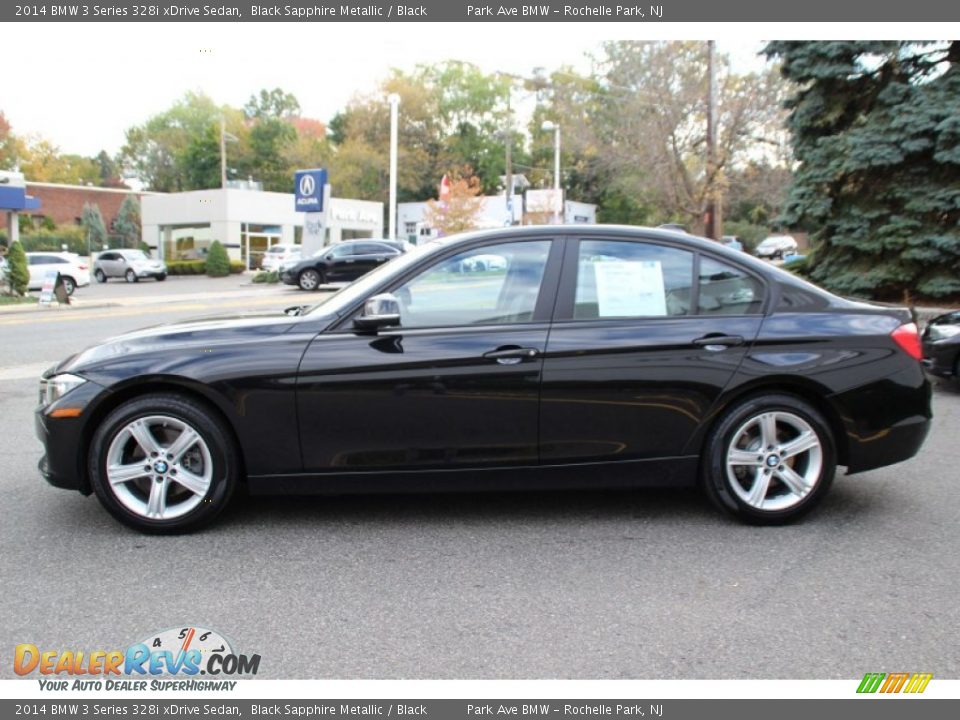 2014 BMW 3 Series 328i xDrive Sedan Black Sapphire Metallic / Black Photo #6
