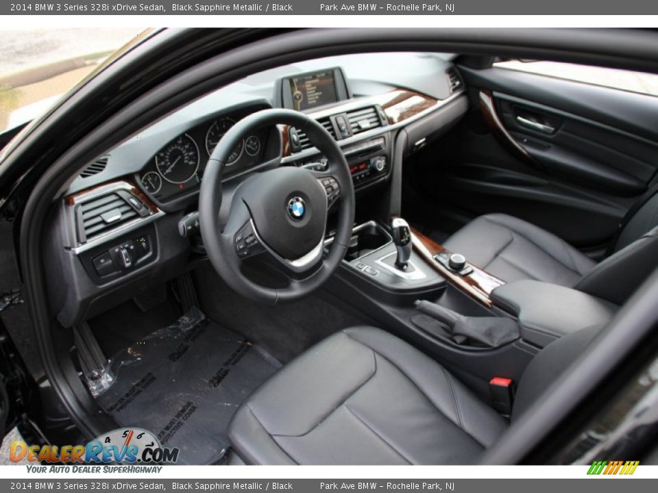 2014 BMW 3 Series 328i xDrive Sedan Black Sapphire Metallic / Black Photo #11
