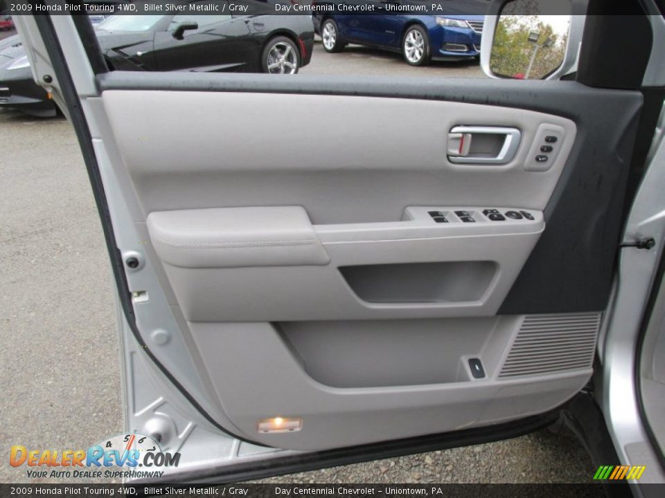 2009 Honda Pilot Touring 4WD Billet Silver Metallic / Gray Photo #15