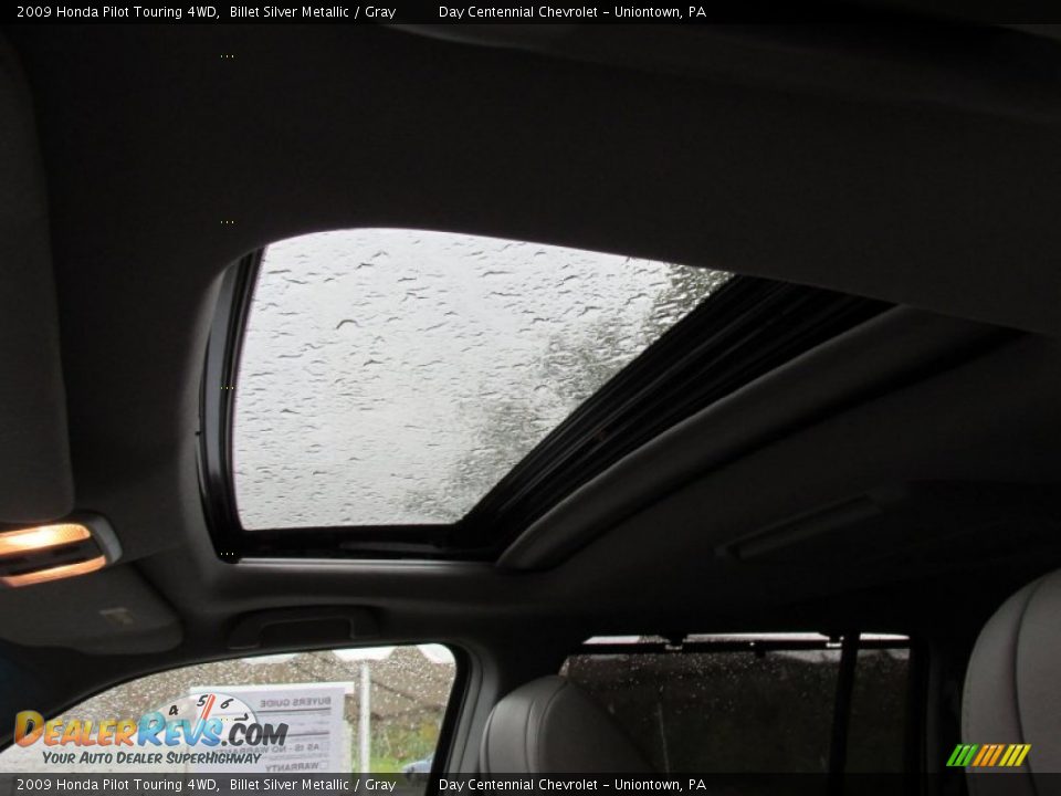 2009 Honda Pilot Touring 4WD Billet Silver Metallic / Gray Photo #16