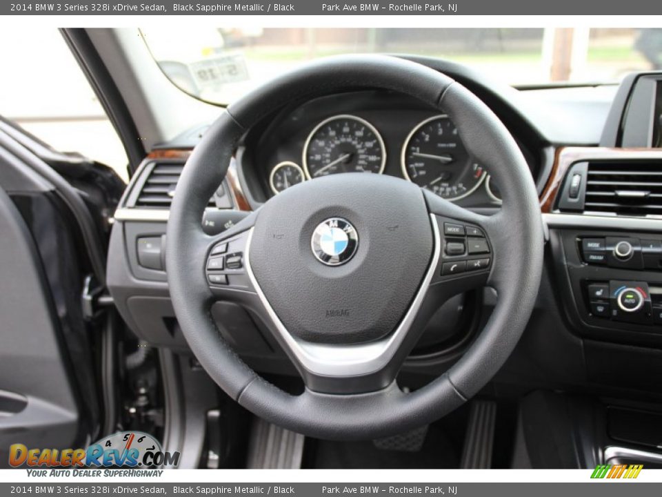 2014 BMW 3 Series 328i xDrive Sedan Black Sapphire Metallic / Black Photo #19