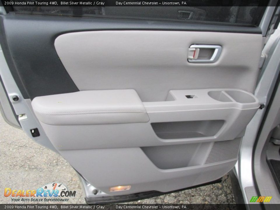 2009 Honda Pilot Touring 4WD Billet Silver Metallic / Gray Photo #23