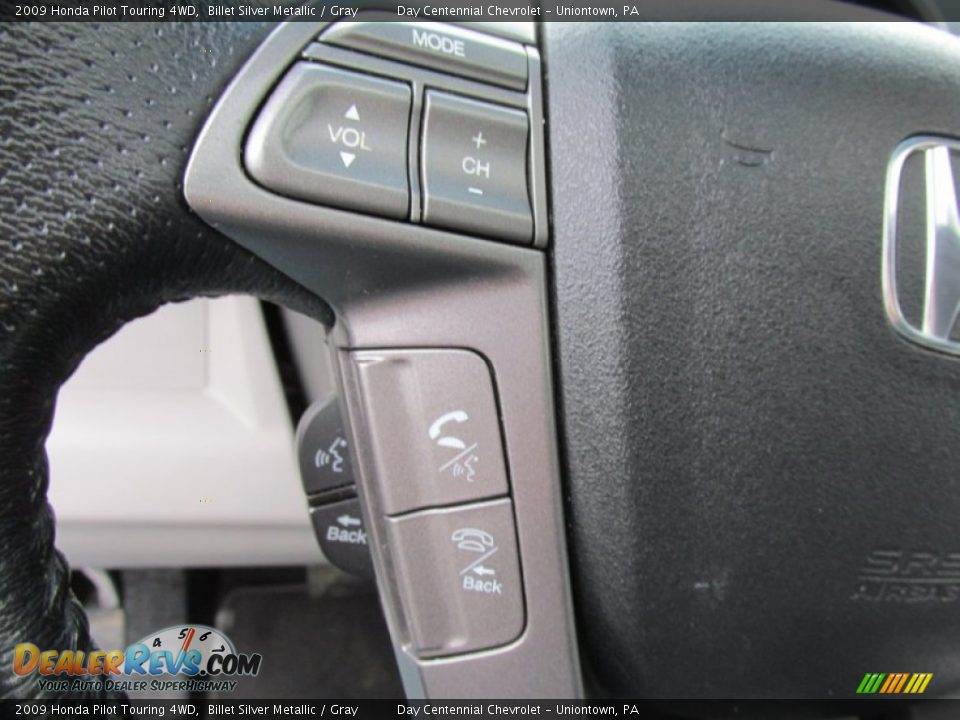 2009 Honda Pilot Touring 4WD Billet Silver Metallic / Gray Photo #32