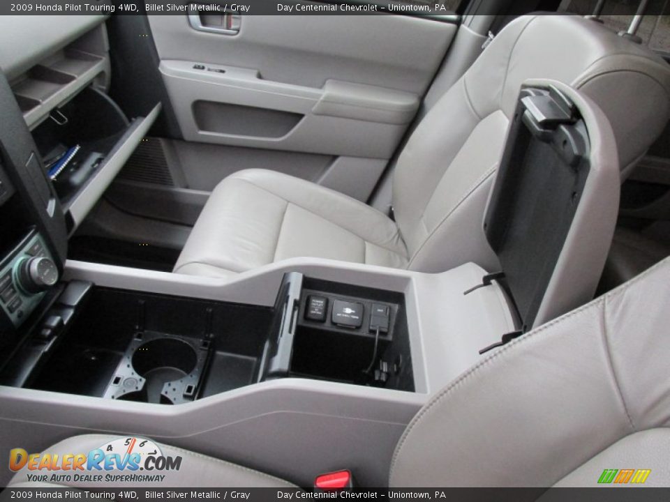 2009 Honda Pilot Touring 4WD Billet Silver Metallic / Gray Photo #35