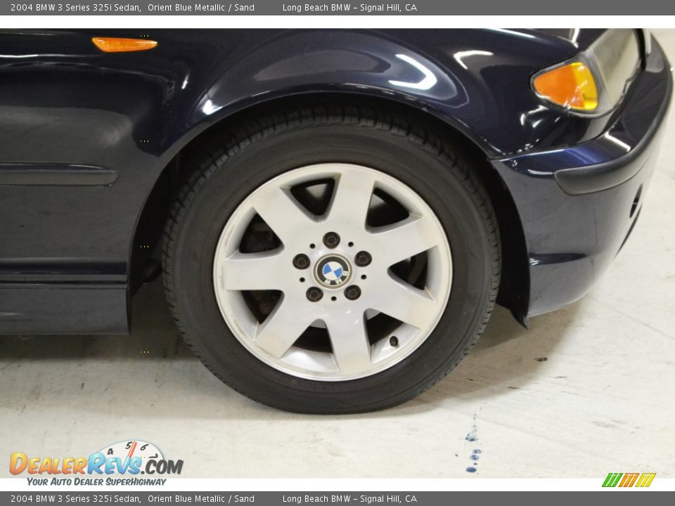 2004 BMW 3 Series 325i Sedan Orient Blue Metallic / Sand Photo #3