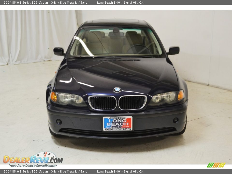 2004 BMW 3 Series 325i Sedan Orient Blue Metallic / Sand Photo #4