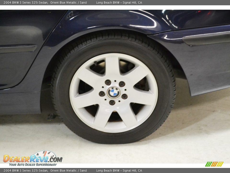 2004 BMW 3 Series 325i Sedan Orient Blue Metallic / Sand Photo #8