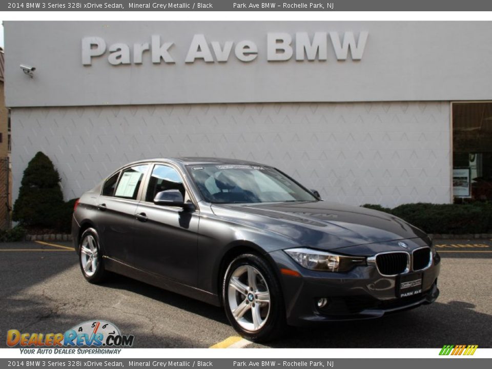 2014 BMW 3 Series 328i xDrive Sedan Mineral Grey Metallic / Black Photo #1