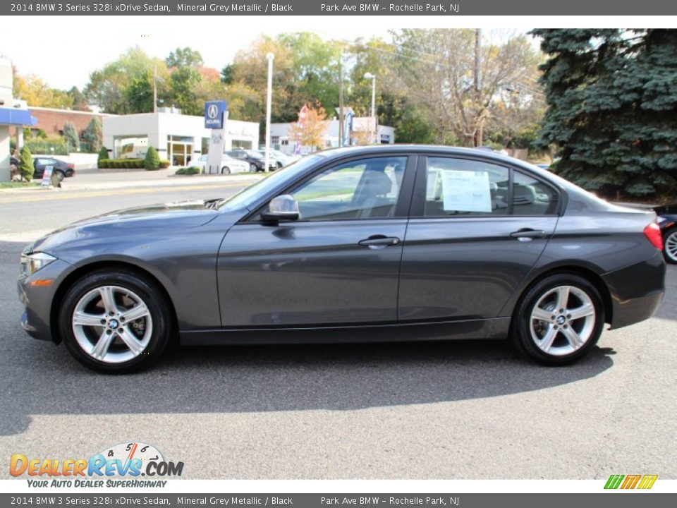 2014 BMW 3 Series 328i xDrive Sedan Mineral Grey Metallic / Black Photo #6