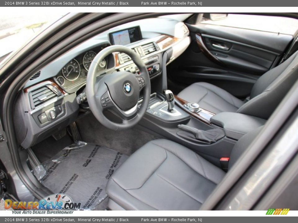 2014 BMW 3 Series 328i xDrive Sedan Mineral Grey Metallic / Black Photo #11