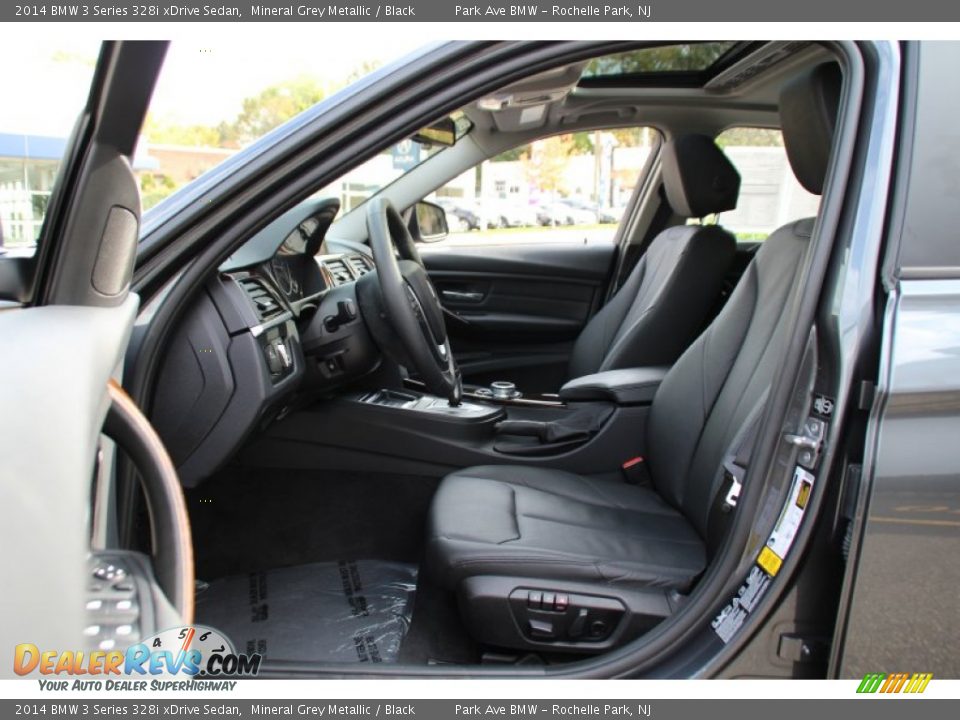 2014 BMW 3 Series 328i xDrive Sedan Mineral Grey Metallic / Black Photo #12