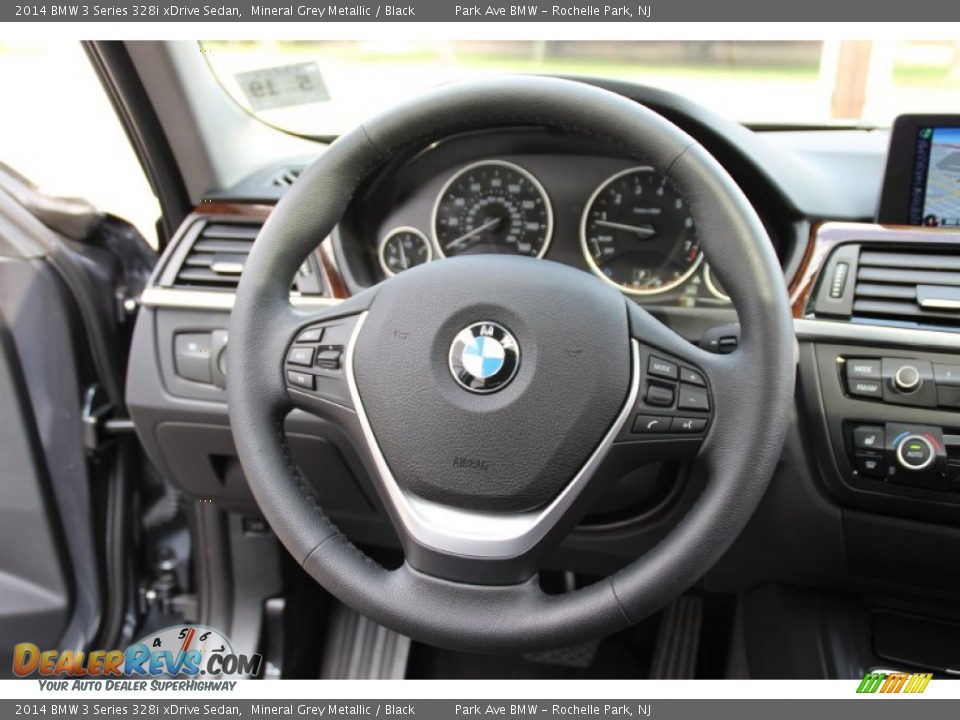 2014 BMW 3 Series 328i xDrive Sedan Mineral Grey Metallic / Black Photo #19