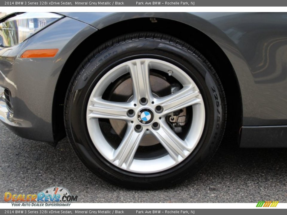 2014 BMW 3 Series 328i xDrive Sedan Mineral Grey Metallic / Black Photo #33