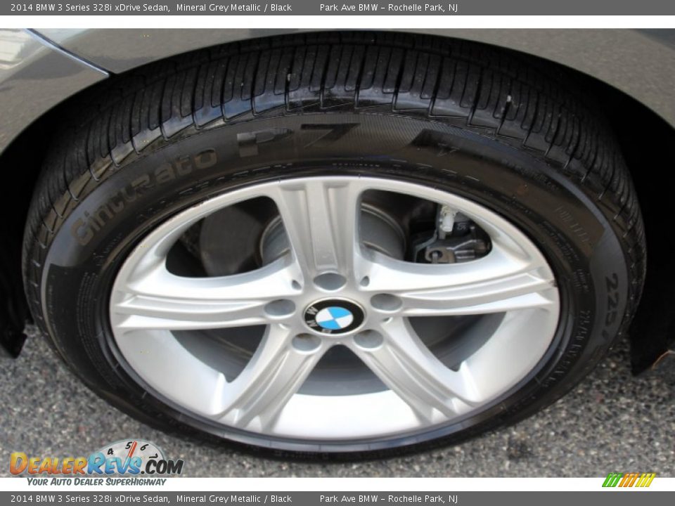 2014 BMW 3 Series 328i xDrive Sedan Mineral Grey Metallic / Black Photo #34