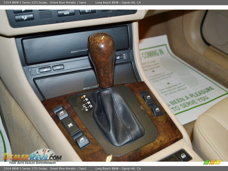 2004 BMW 3 Series 325i Sedan Orient Blue Metallic / Sand Photo #22