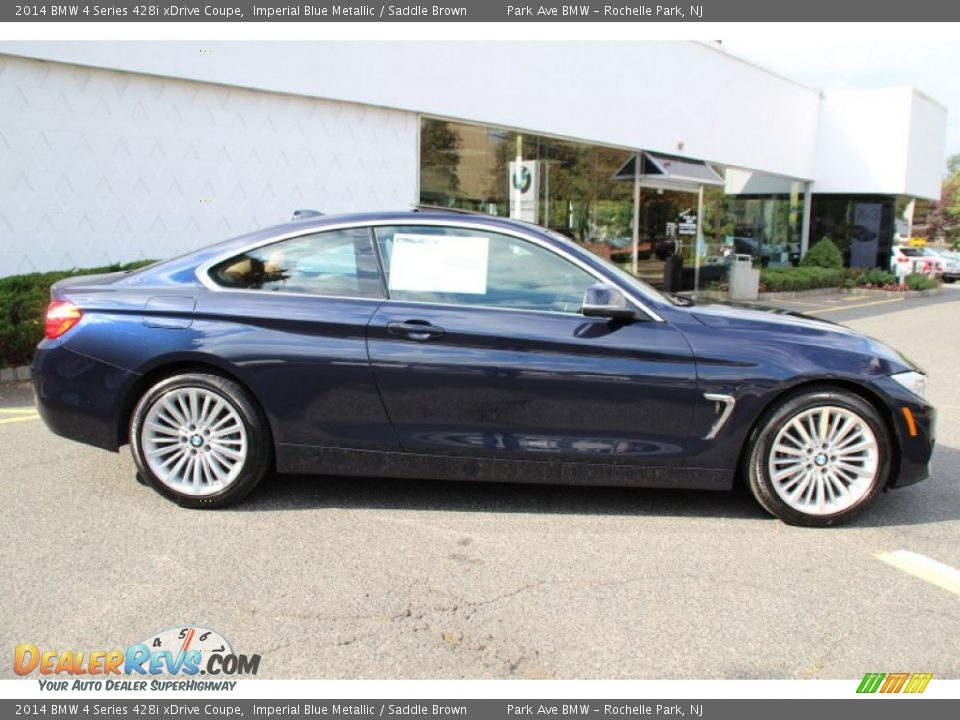 Imperial Blue Metallic 2014 BMW 4 Series 428i xDrive Coupe Photo #2
