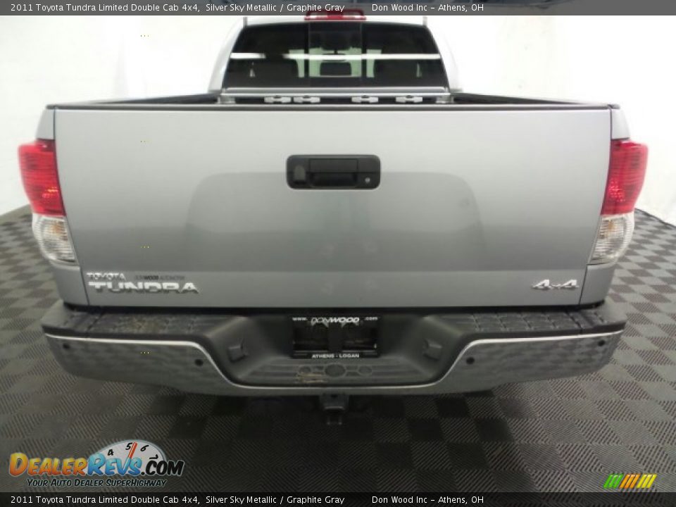 2011 Toyota Tundra Limited Double Cab 4x4 Silver Sky Metallic / Graphite Gray Photo #8