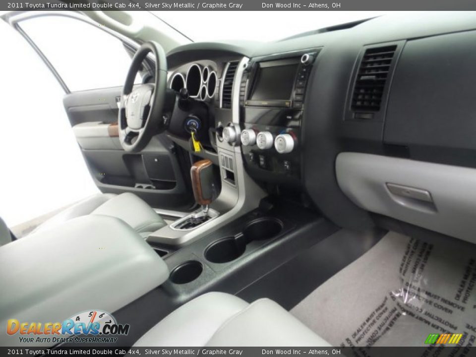 2011 Toyota Tundra Limited Double Cab 4x4 Silver Sky Metallic / Graphite Gray Photo #13