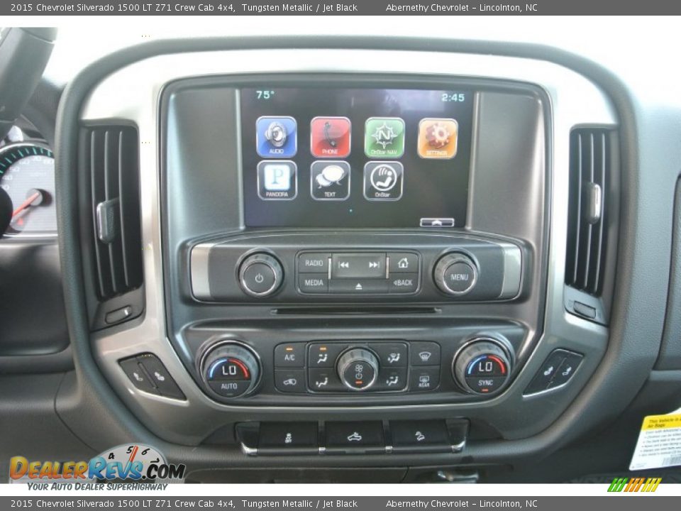 Controls of 2015 Chevrolet Silverado 1500 LT Z71 Crew Cab 4x4 Photo #11