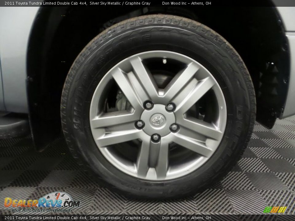 2011 Toyota Tundra Limited Double Cab 4x4 Silver Sky Metallic / Graphite Gray Photo #18
