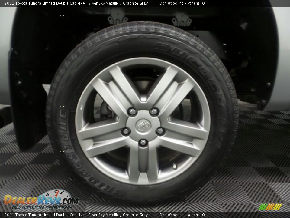 2011 Toyota Tundra Limited Double Cab 4x4 Silver Sky Metallic / Graphite Gray Photo #19
